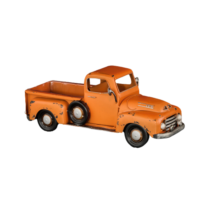 16"L x 6.5"H Metal Truck Planter