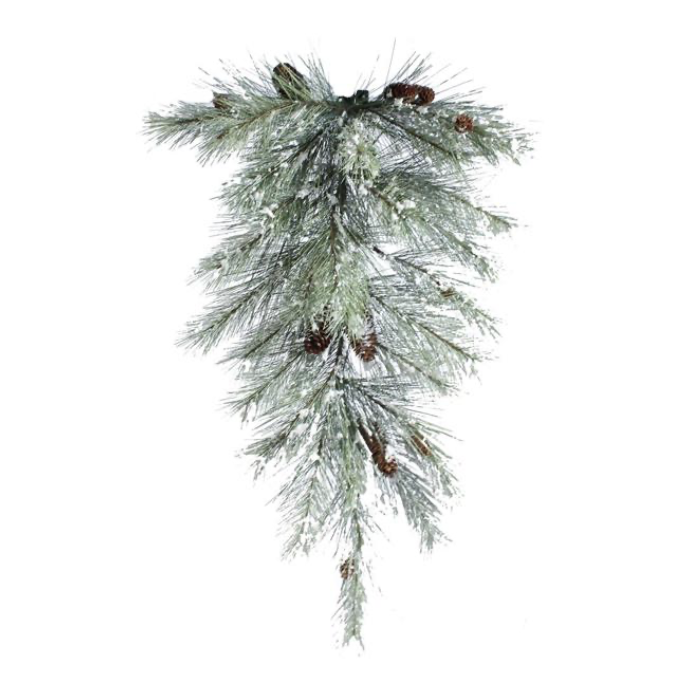 Snowy Velvet Variegated Holly Teardrop Kit