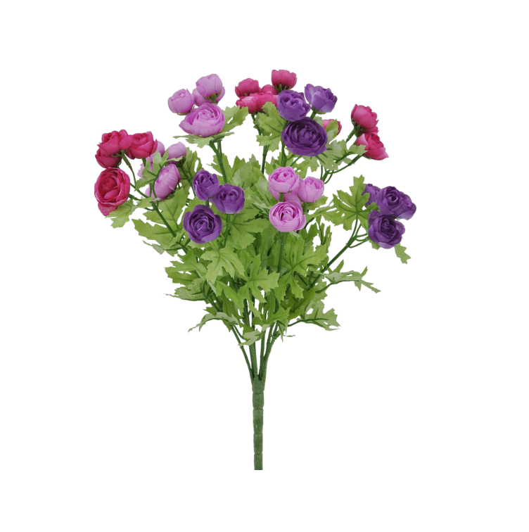 Purple Floral Wreath Kit