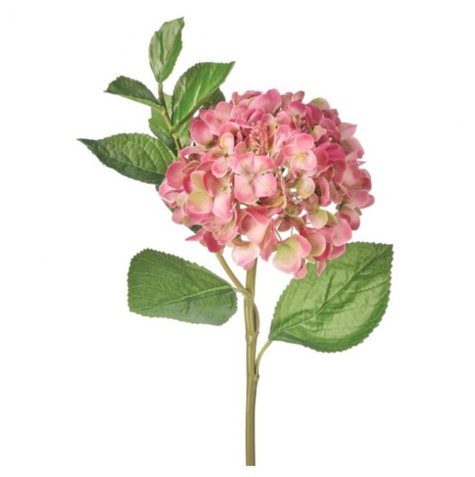 23" Just Cut New Growth Hydrangea (Rose/Green)