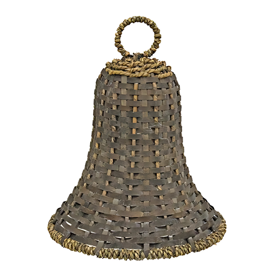12” Basketweave Bell (Graywash)