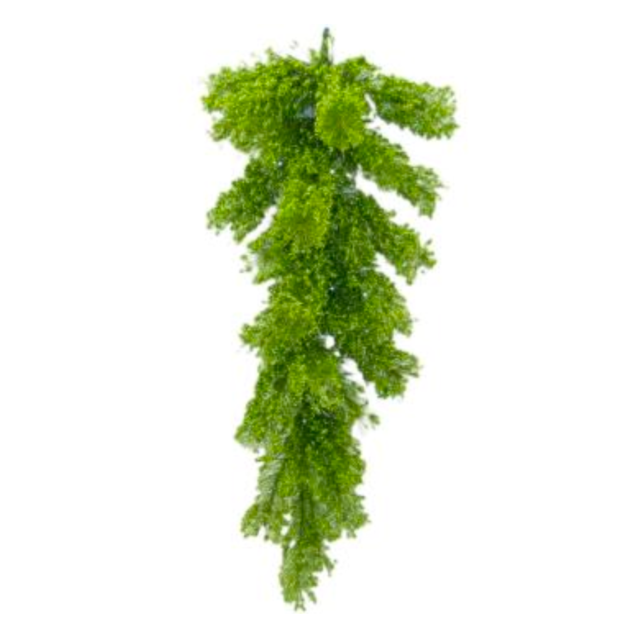 30" Green Fluffy Pine Teardrop