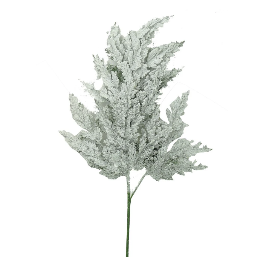 27" Snowy Cedar Spray