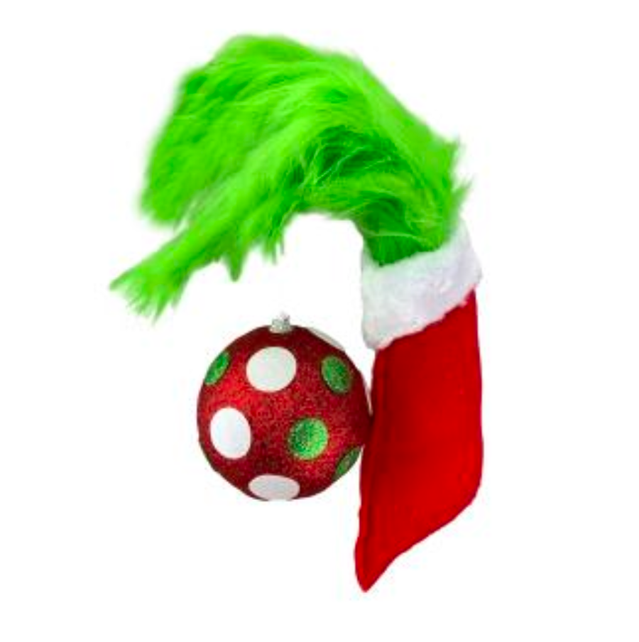 33" Green Monster Furry Hand Pick