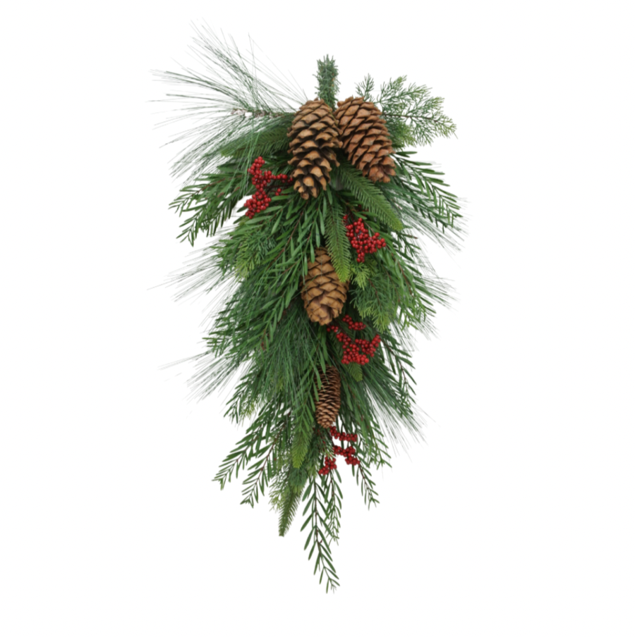 30" Mixed Pine Teardrop