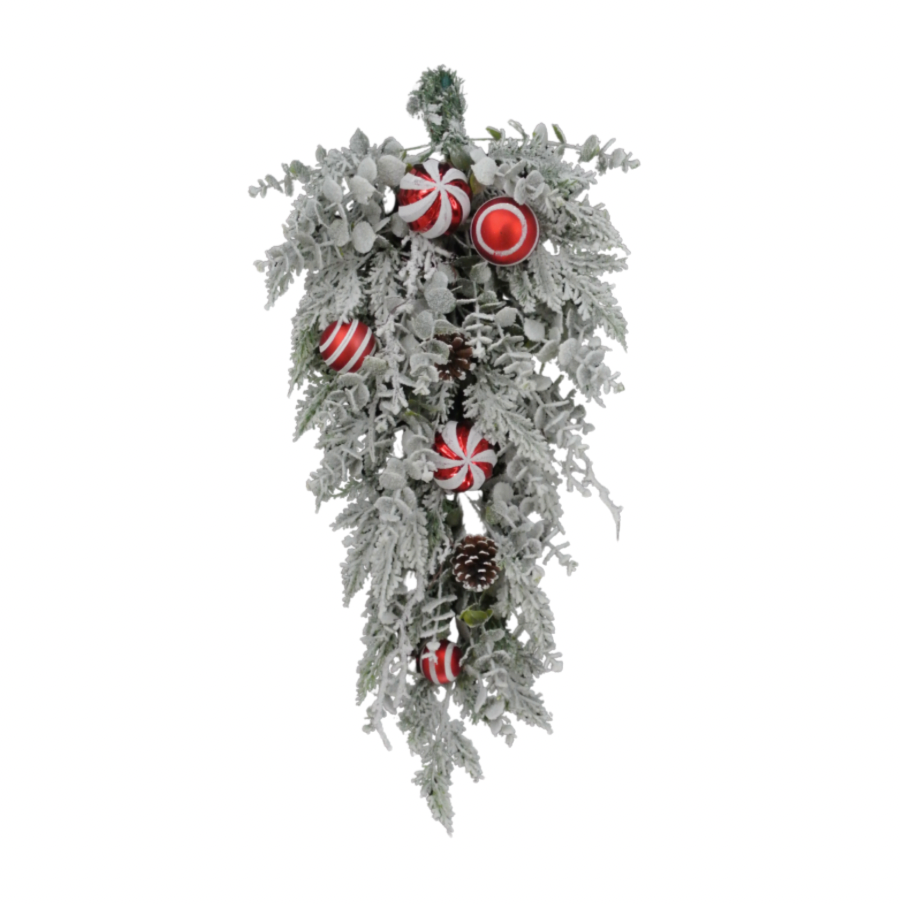 30" Eucalyptus Cypress Teardrop