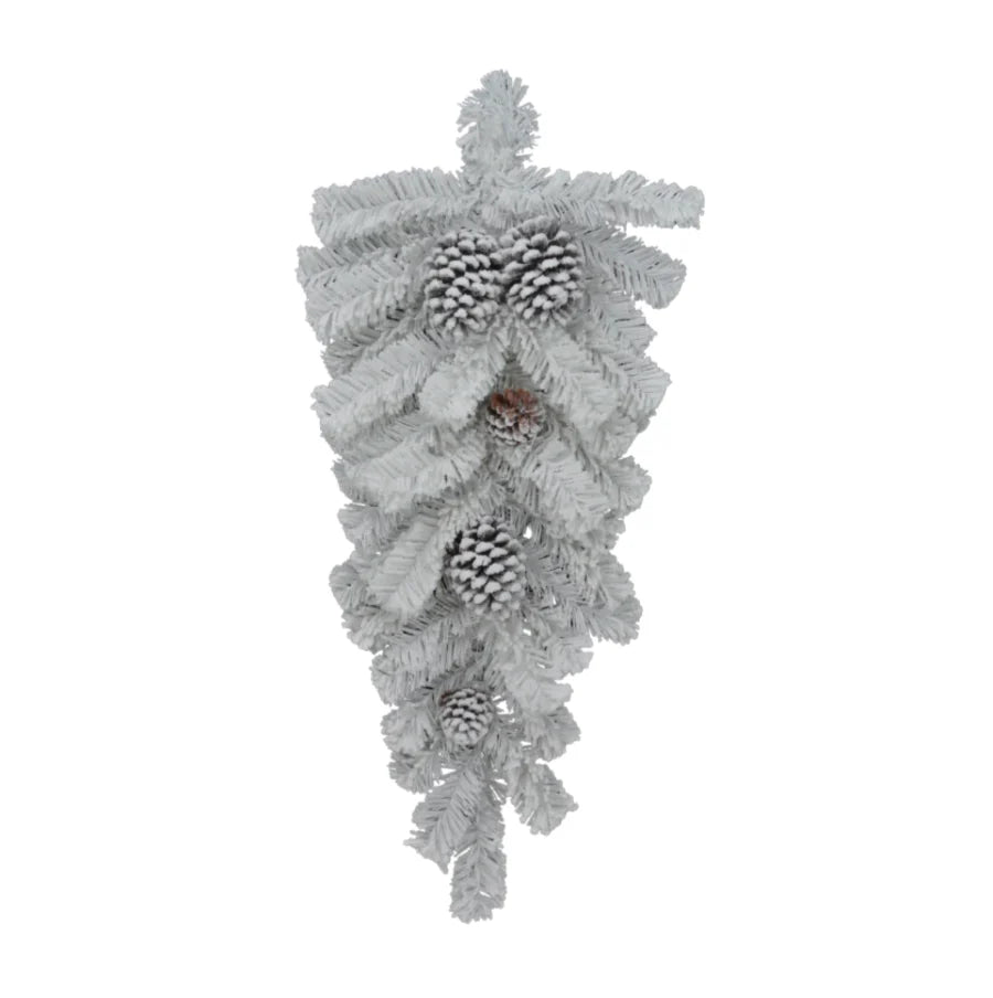 Snowy Teardrop Wreath Kit