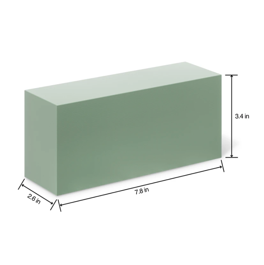 7.8" FloraCraft Desert DryFōM Brick (Green) 6 Pack