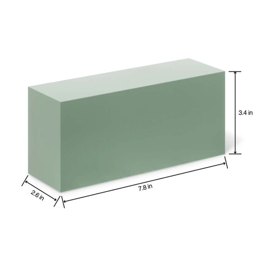 7.8" FloraCraft Desert DryFōM Brick (Green)