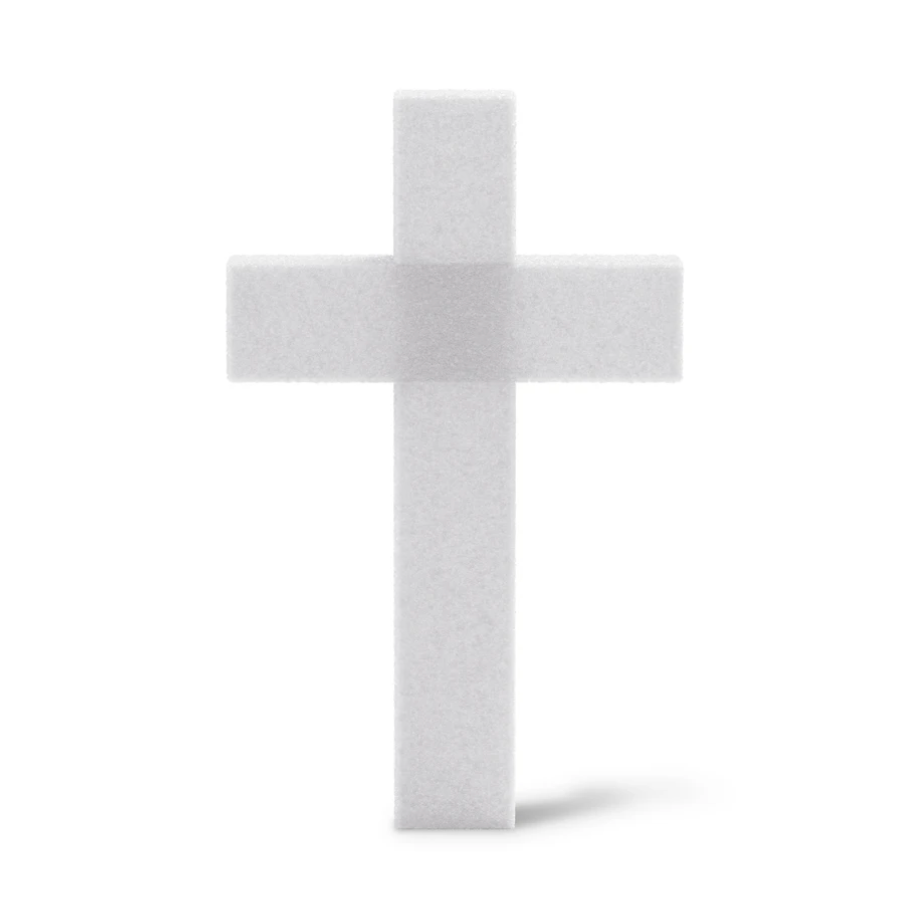 17.9" FloraCraft CraftFōM Cross (White)