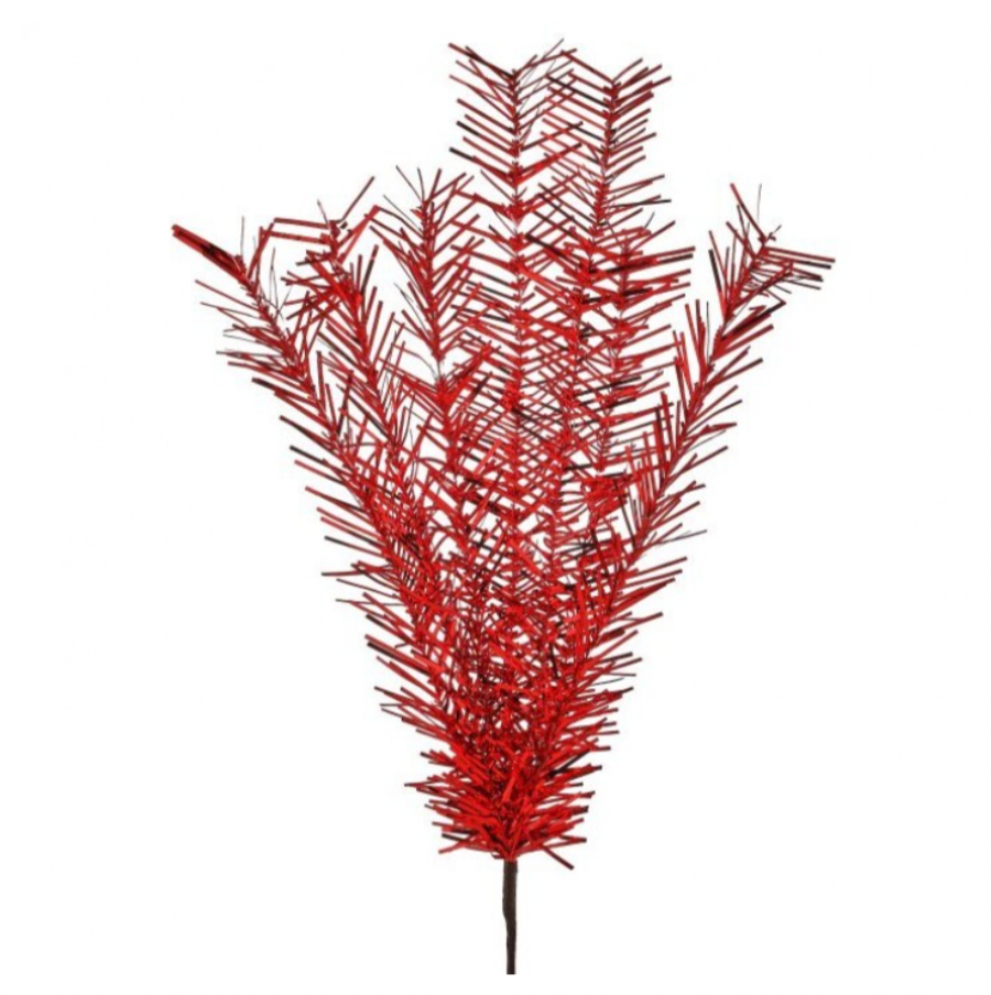 32" Retro Tinsel Spray (Red)