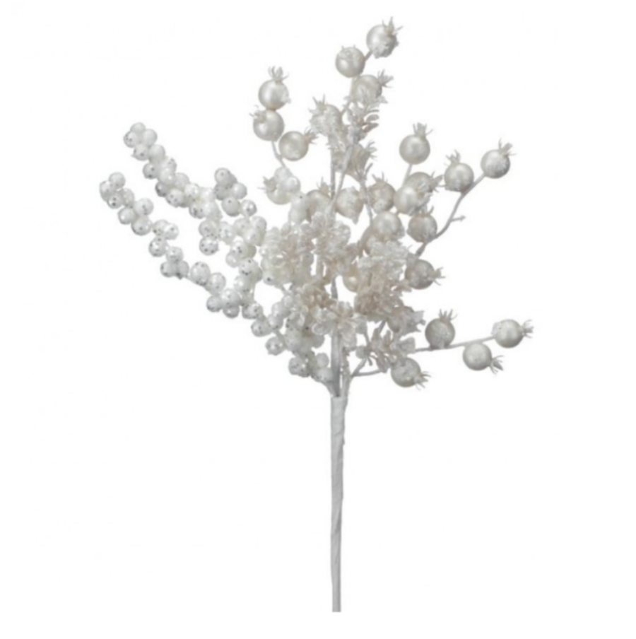 16" Winter Glitter Berry Pick