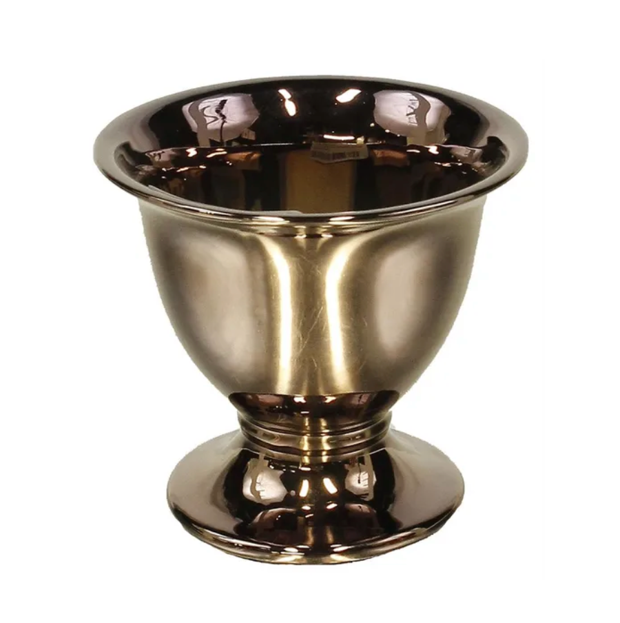 5"Dia x 4.75"H Stoneware Urn