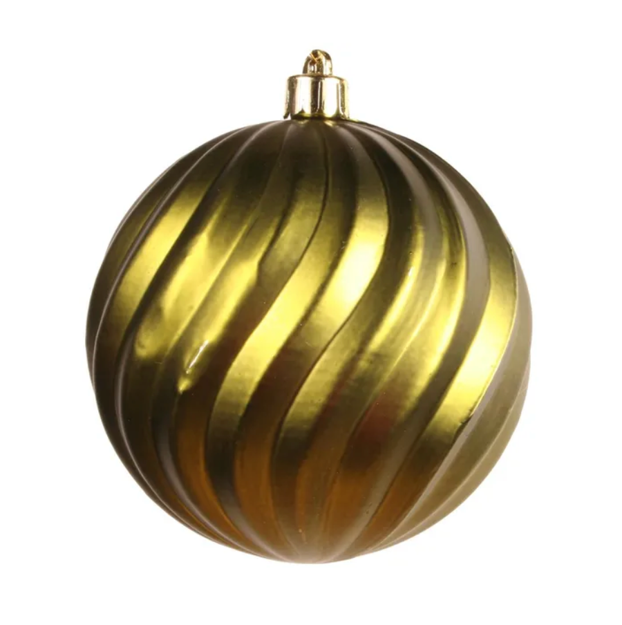 250Mm Swirl Line Ball (Matte Moss Green)