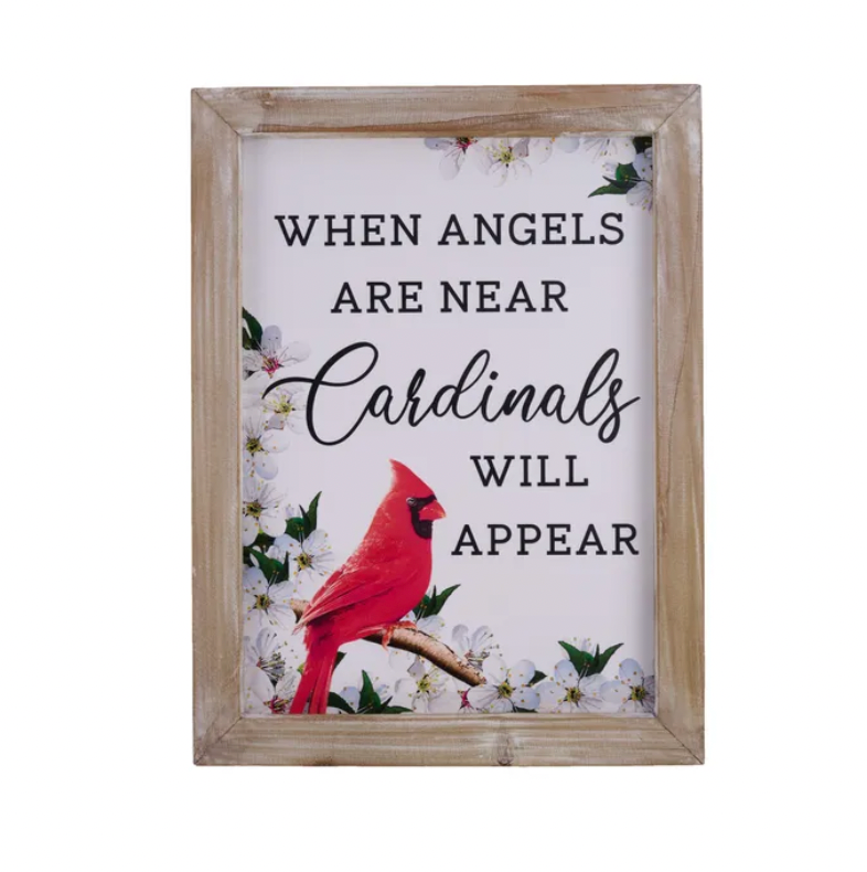 16"H x 12"L Cardinal Appear/Frame