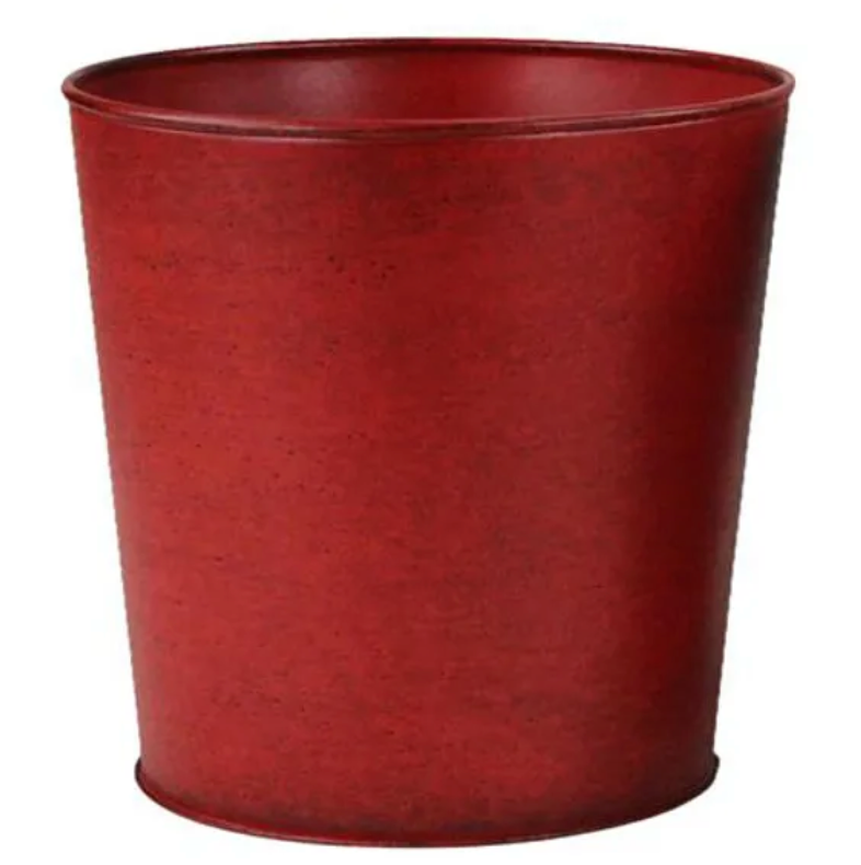 8.75"Dia x 8.75"H Tin Pot Cover