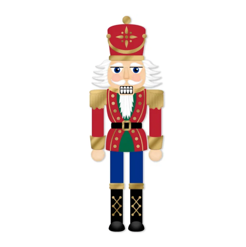 12"H x 4"L Traditional Nutcracker Sign