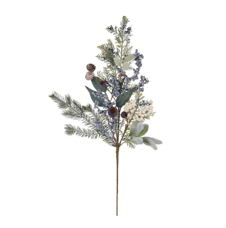 26"L Berry/Rose Hip/Spruce Spray