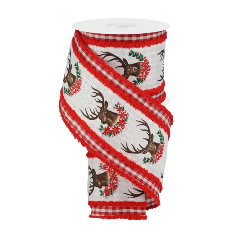 4" x 10yd 2-In-1 Deer/Gingham/Drift