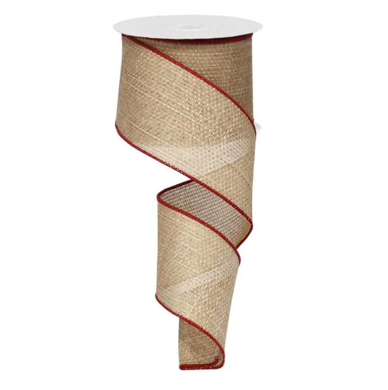 2.5" x 10yd Cross Royal Burlap