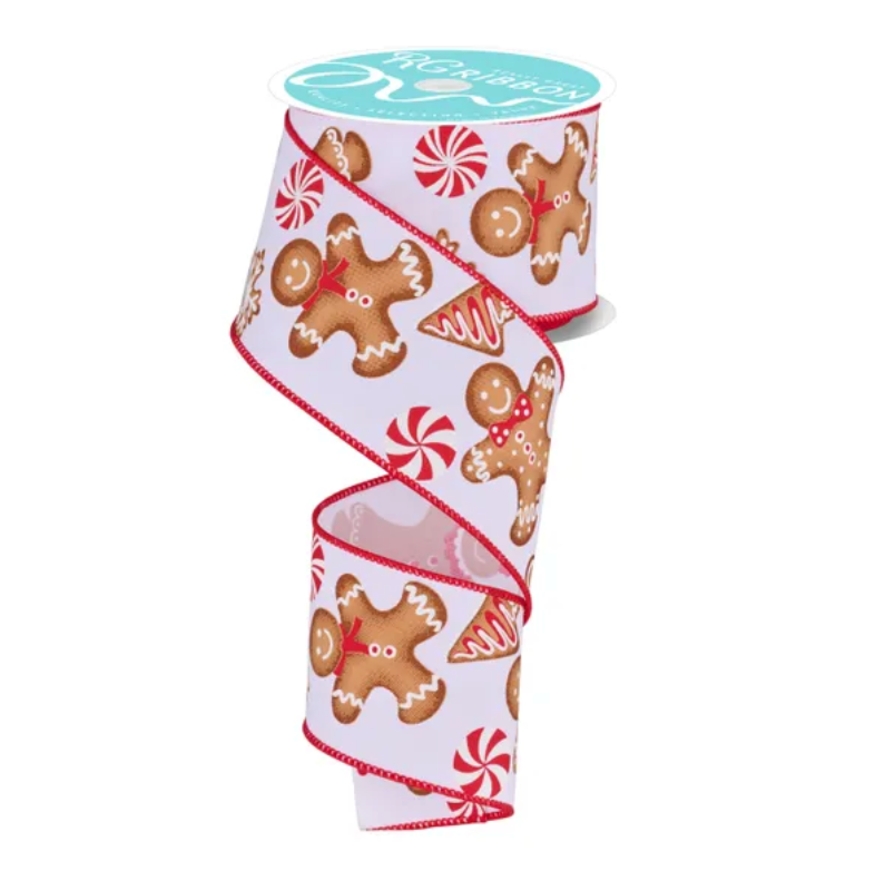 2.5" x 10yd Gingerbread
