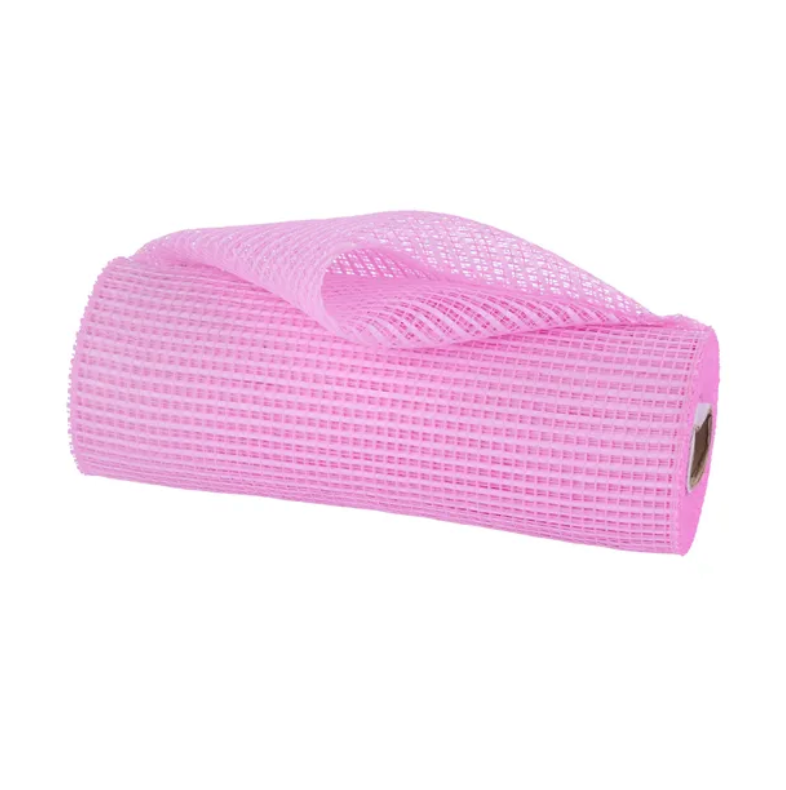 10" x 10yd Horizontal Wide Stripe Mesh (Pink)