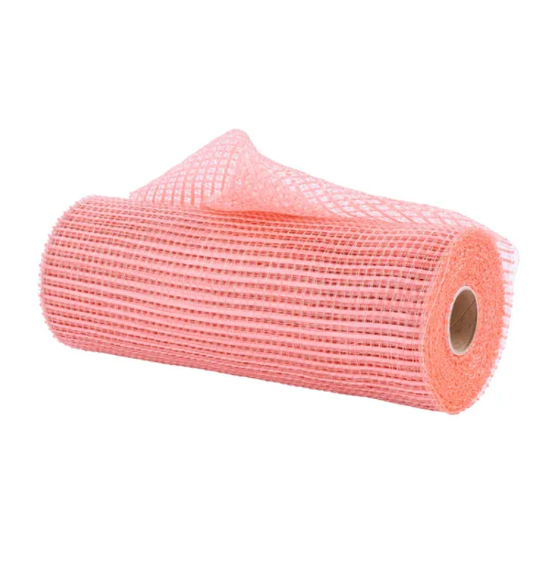 10" x 10yd Horizontal Wide Stripe Mesh (Blush)