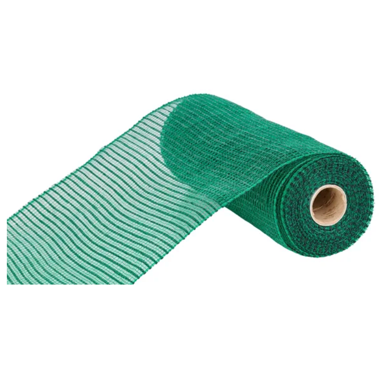 10" x 10yd Horizontal Wide Stripe Mesh (Dark Green)