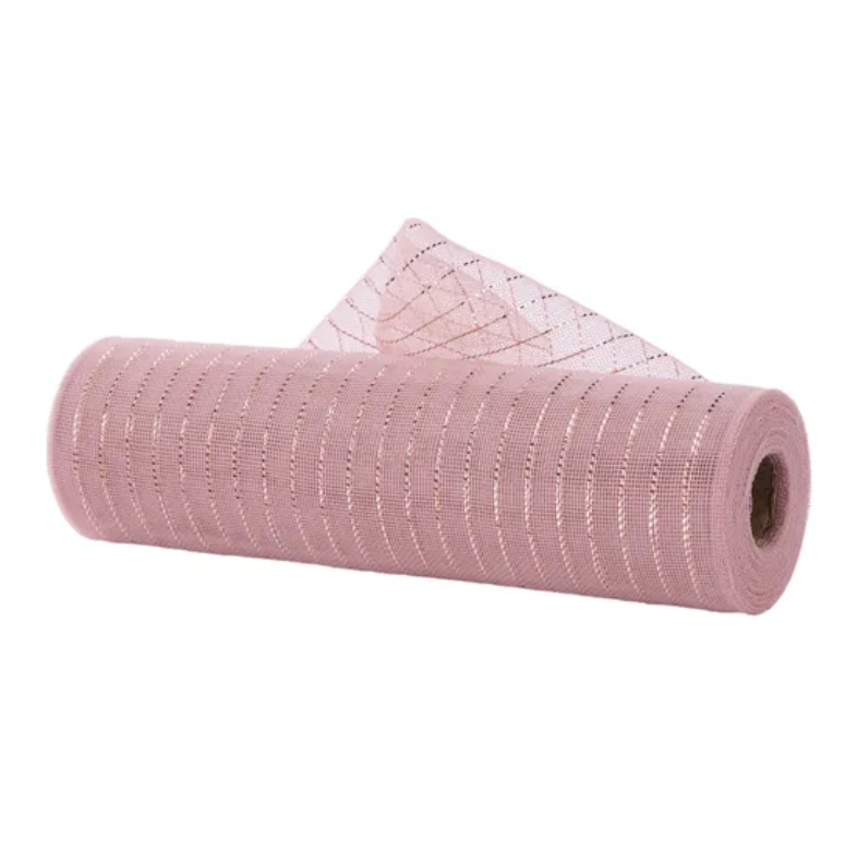 10.25" x 10yd Fine Weave Metallic Mesh (Rose Gold)
