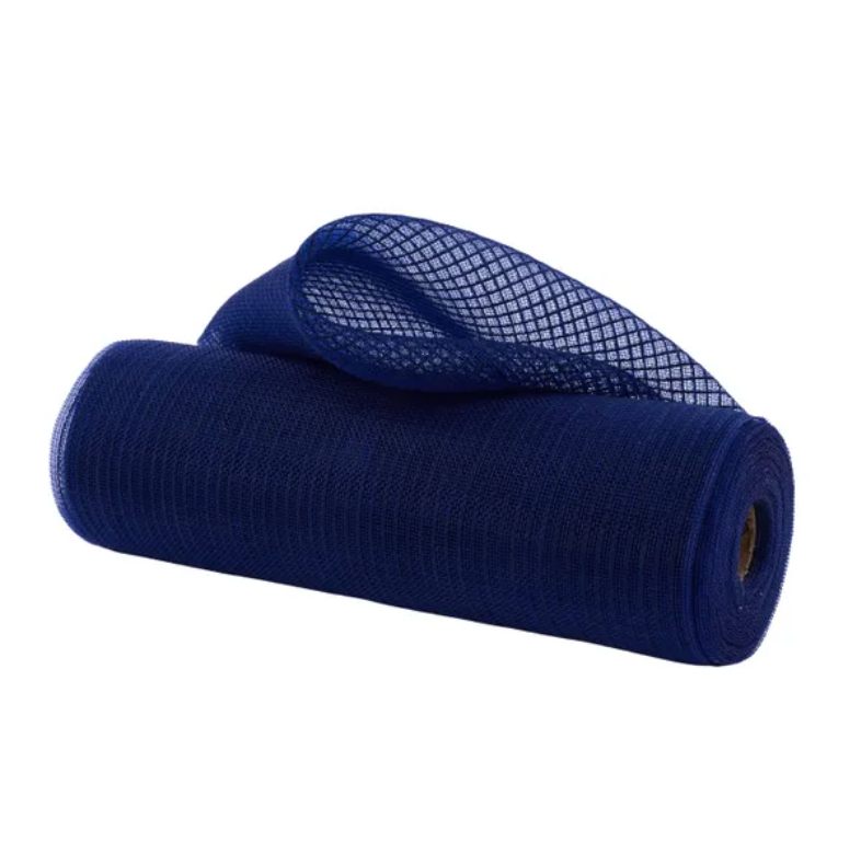 10.25" x 10yd Fine Weave Faux Jute Stripe (Navy)