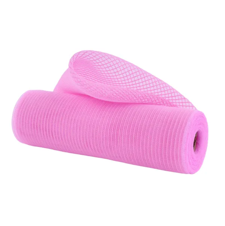 10.25" x 10yd Fine Weave Faux Jute Stripe (Pink)