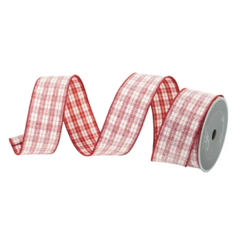 2.5"X10YD Sugar Plaid Ribbon