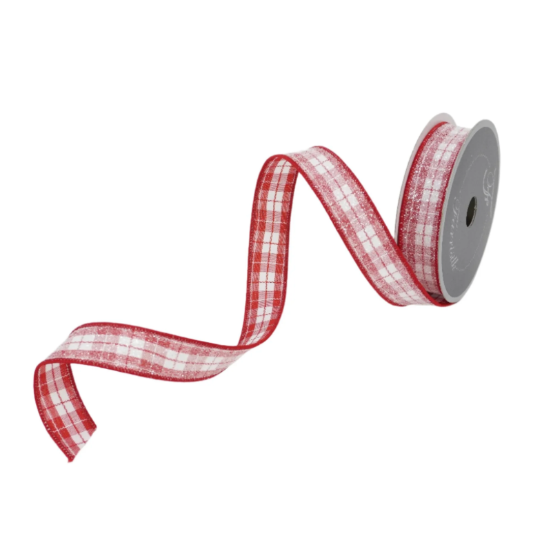 1"X10YD Sugar Plaid Ribbon