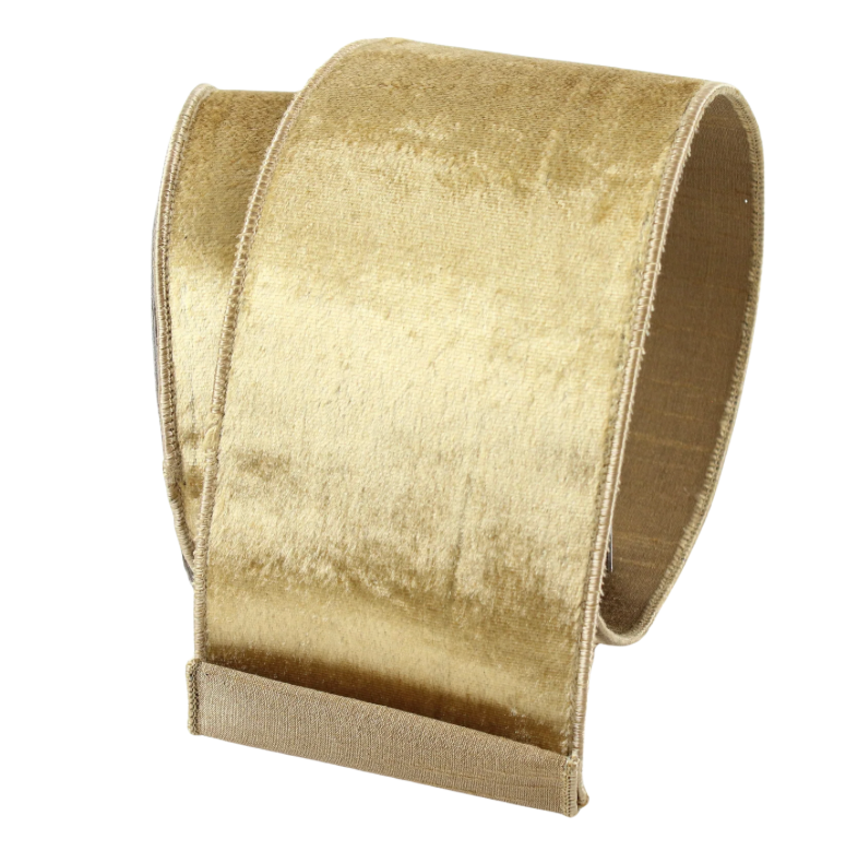 2.5" X 10YD Velvet (Gold) Farrisilk