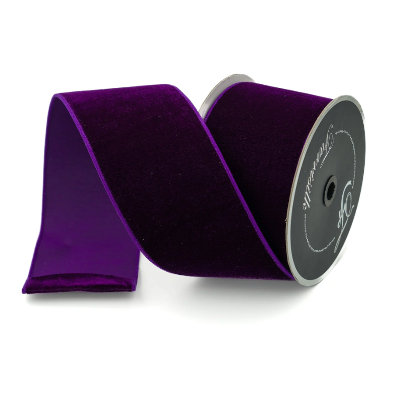 4" X 10YD Velvet (Purple) Farrisilk