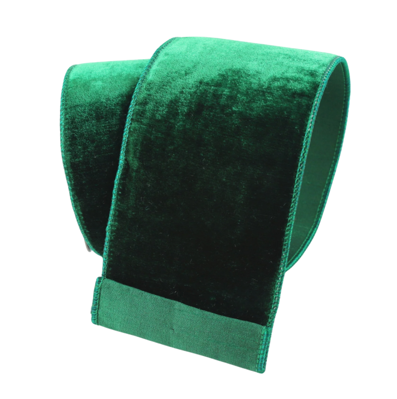 4" X 10YD Velvet (Emerald) Farrisilk