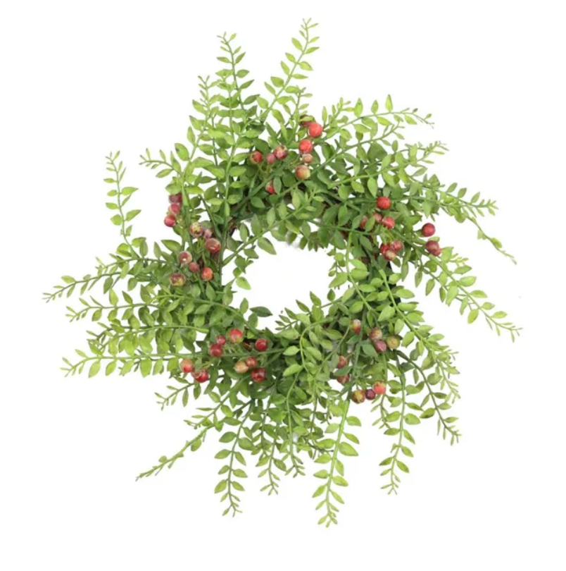 12"Dia Nandina/Berry Candle Ring