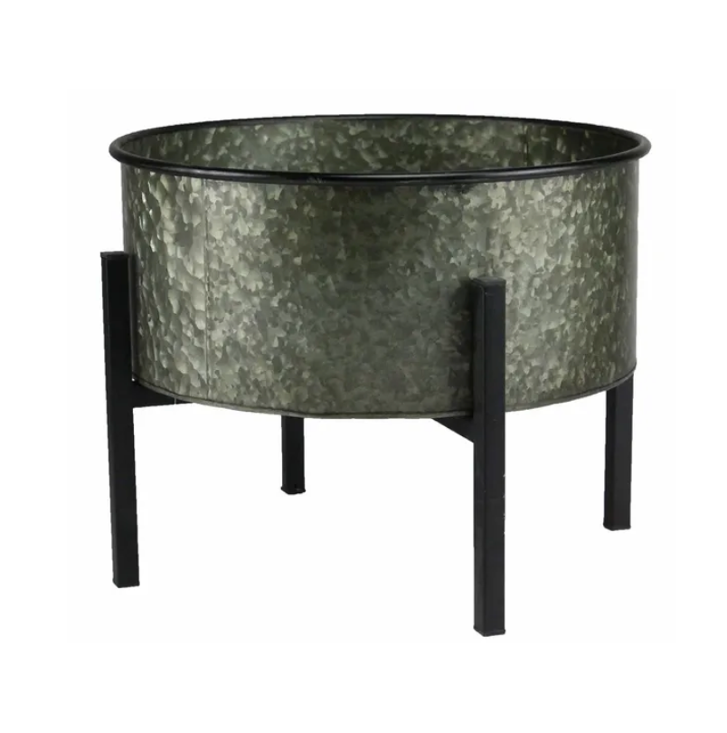 15"Dia x 6.5"H Planter/Stand