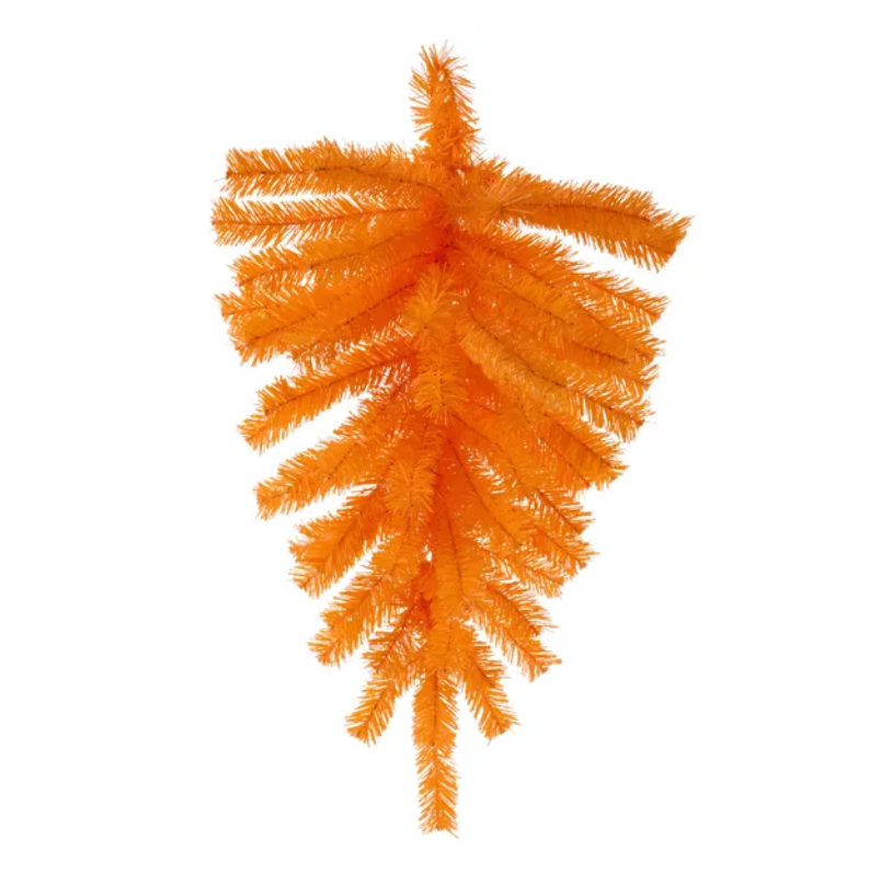 24" Teardrop, 55 Tips Orange