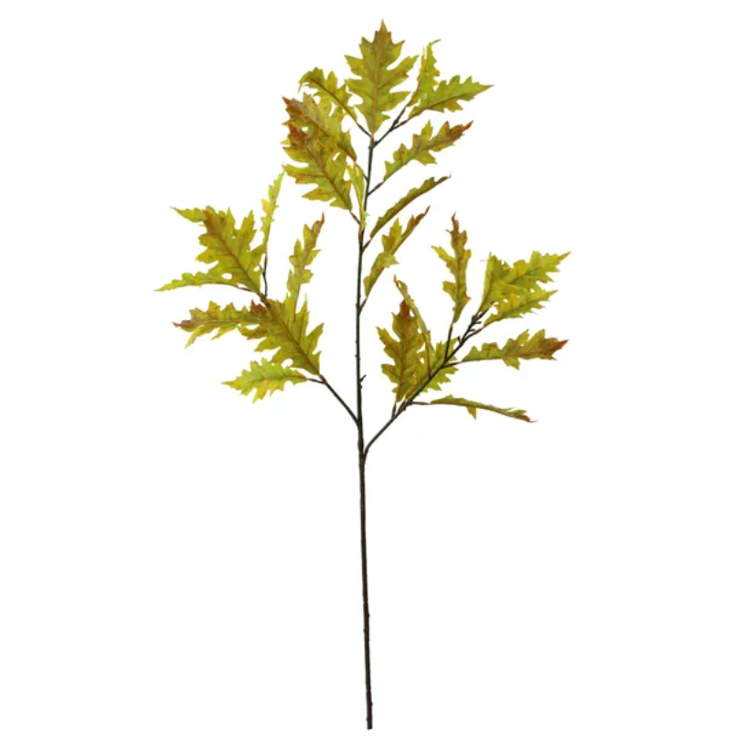 35"L Oak Leaves Spray