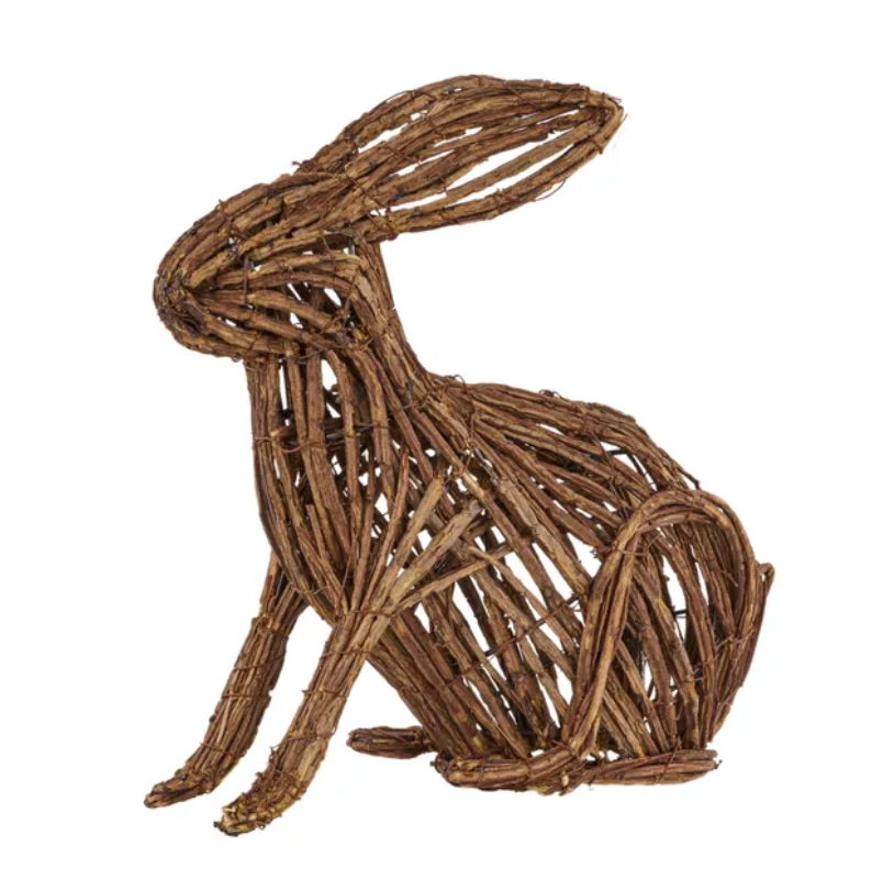 12.5"H x 12"L Euonymus Rabbit