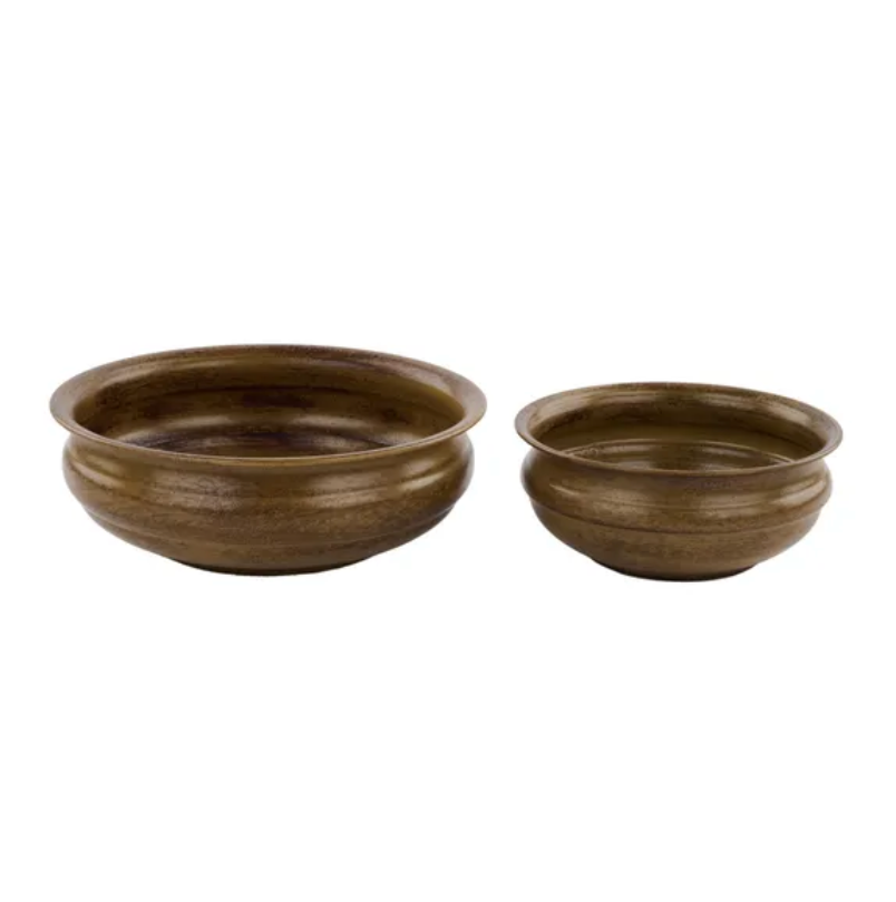 6-8"Dia Tin Bowl (Set of 2)