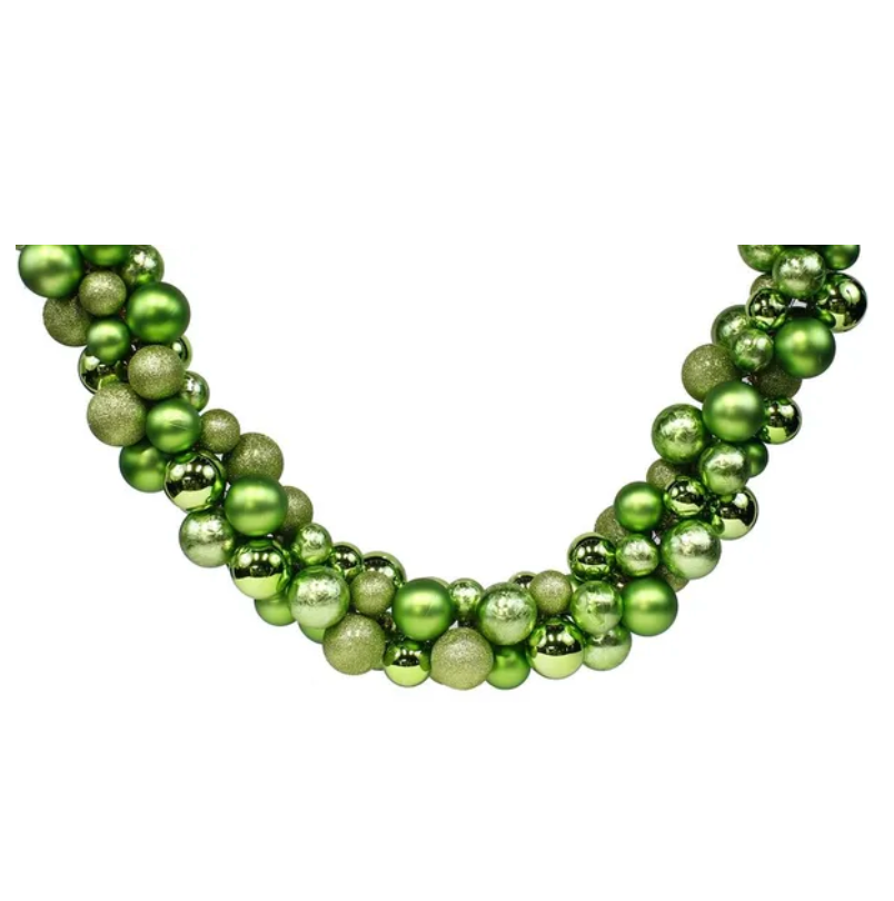 6'L Assorted Ball Garland (Lime)
