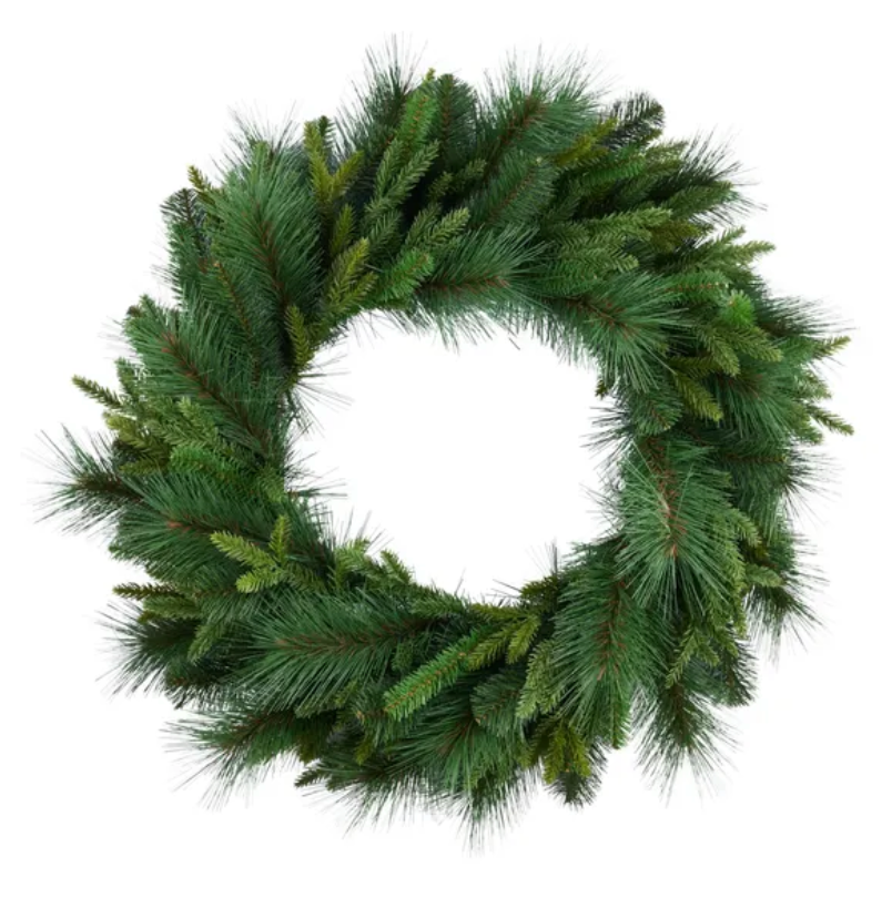 30"Dia Mixed Pine Wreath Uv Protection