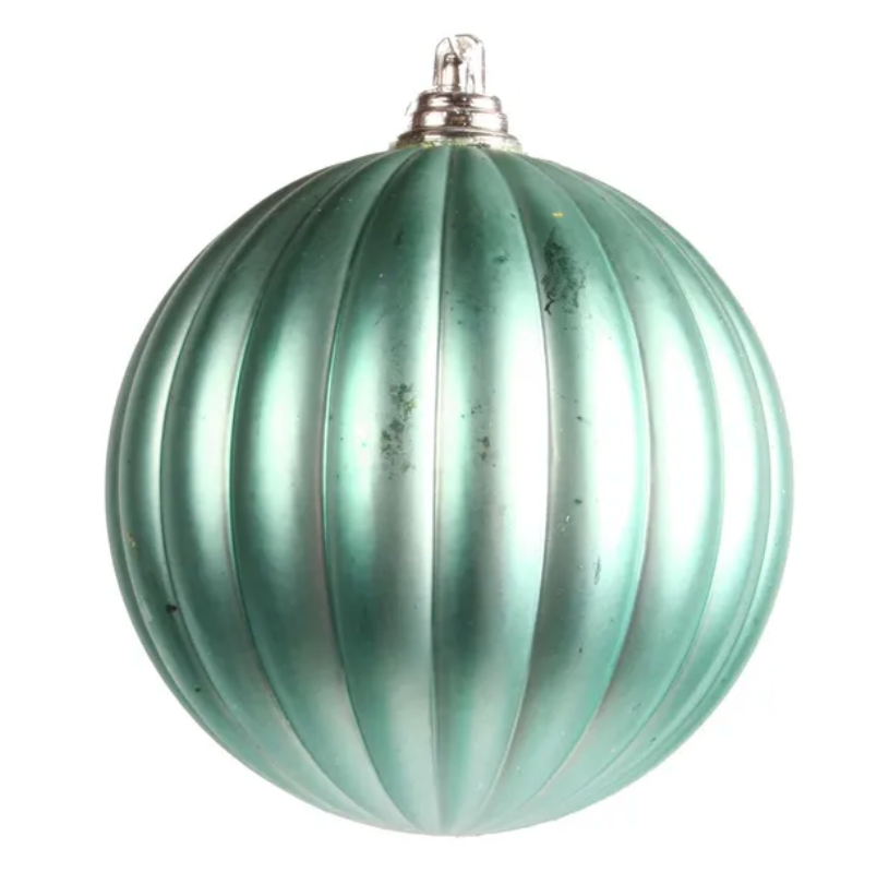 250Mm Vert Stripe Ball (Matte Turquoise)