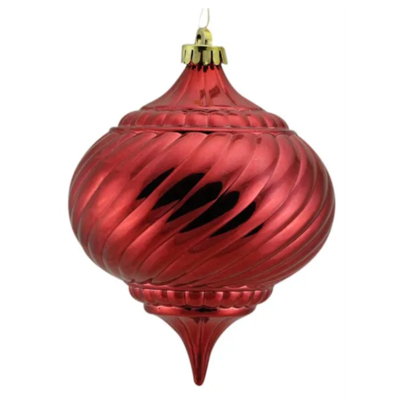 150Mm Swirl Stripe Onion (Shiny Burgundy)