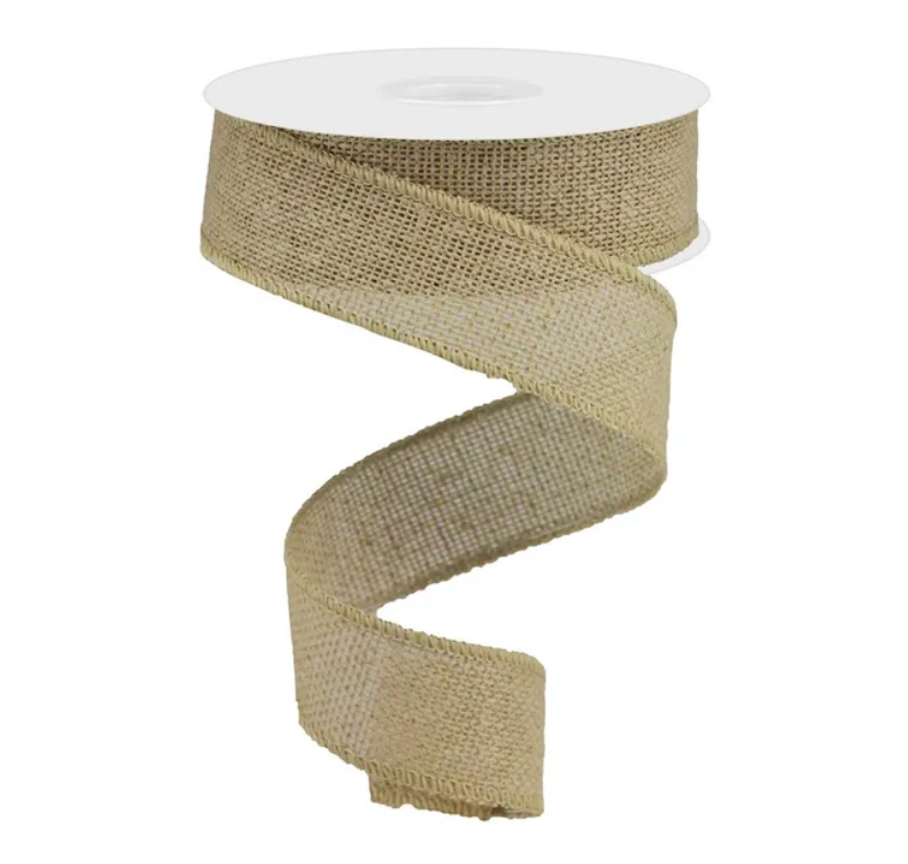 1.5" x 10yd Faux Burlap