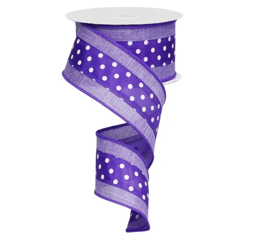 Purple Floral Wreath Kit