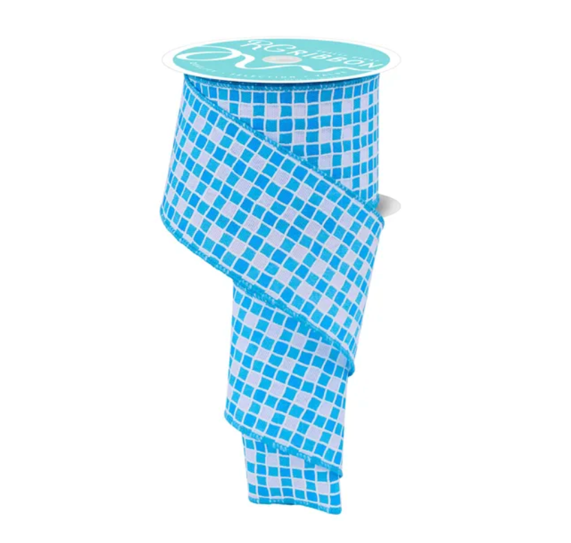 2.5" x 10yd Small Check/Foam Lines