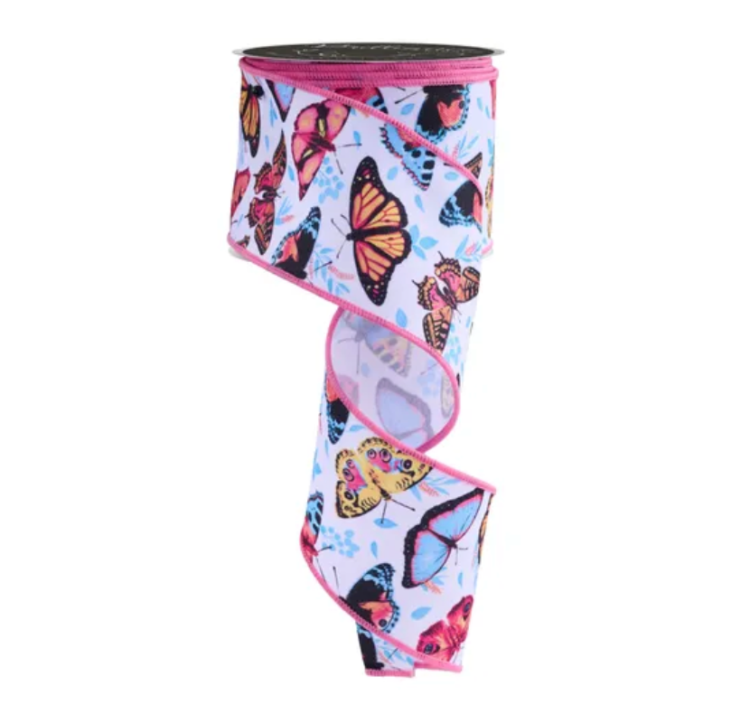 2.5" x 10yd Butterflies